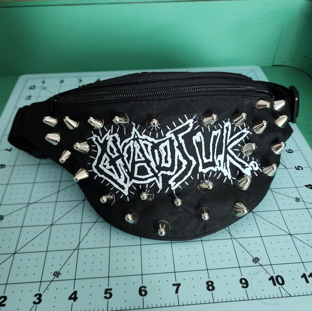 DIY Punk Studded Fannypack